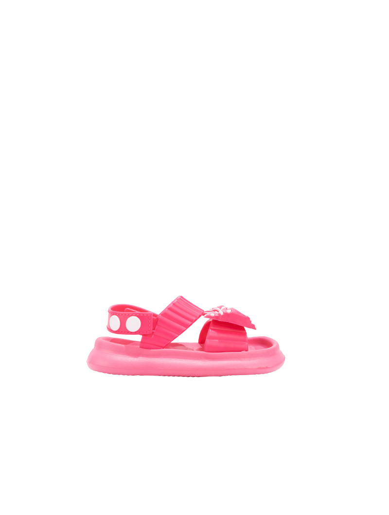 Sandales avec nœud décoratif
